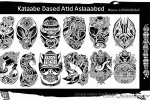 katanablade-handle tattoo idea