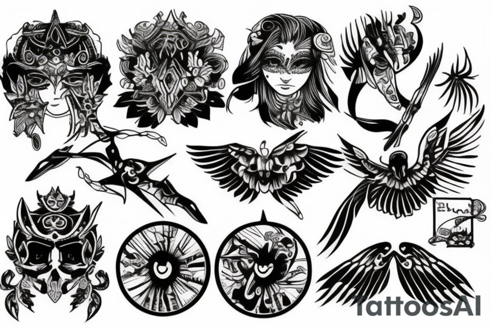 katanablade tattoo idea