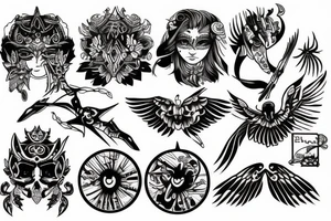 katanablade tattoo idea