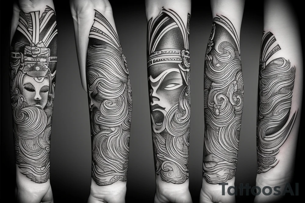 katana handle tattoo idea
