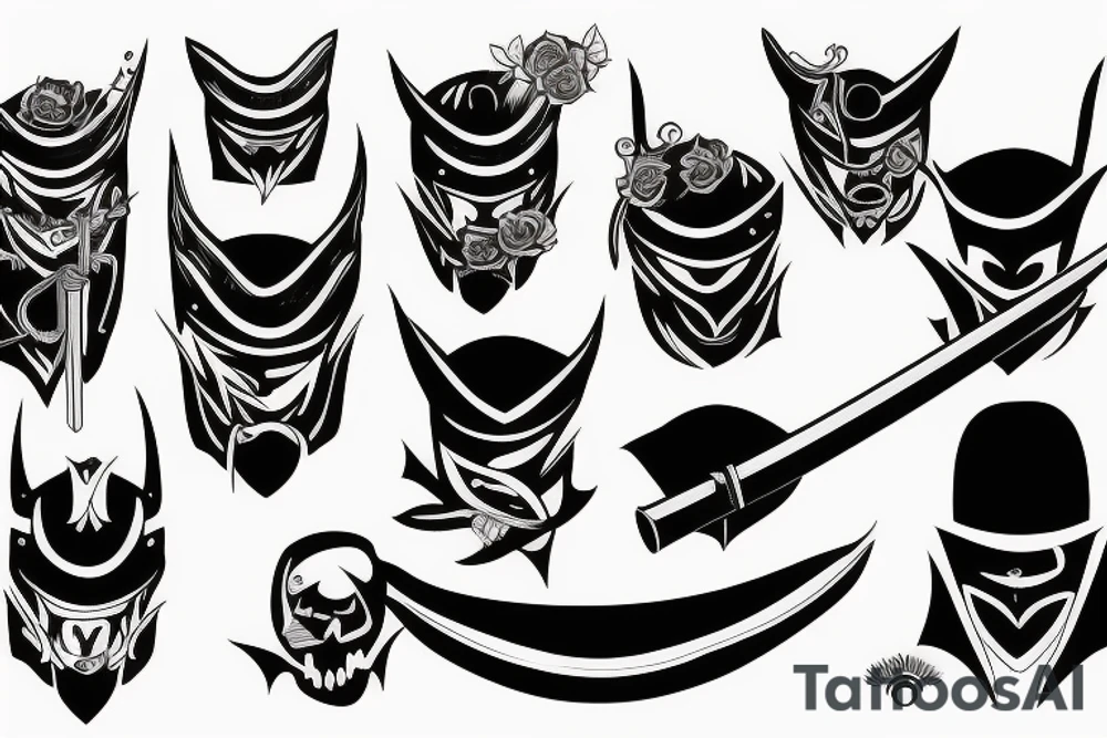 katana-handle tattoo idea