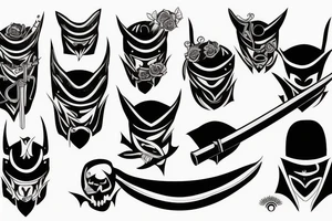 katana-handle tattoo idea