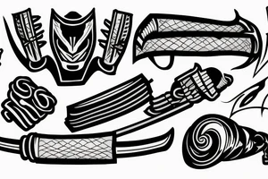 katana-handle tattoo idea