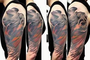 phoenix shoulder tattoo tattoo idea