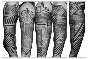 forearm circuit tattoo idea