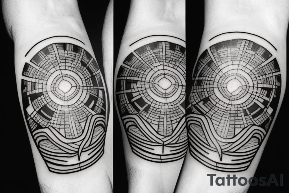 forearm circuit tattoo idea