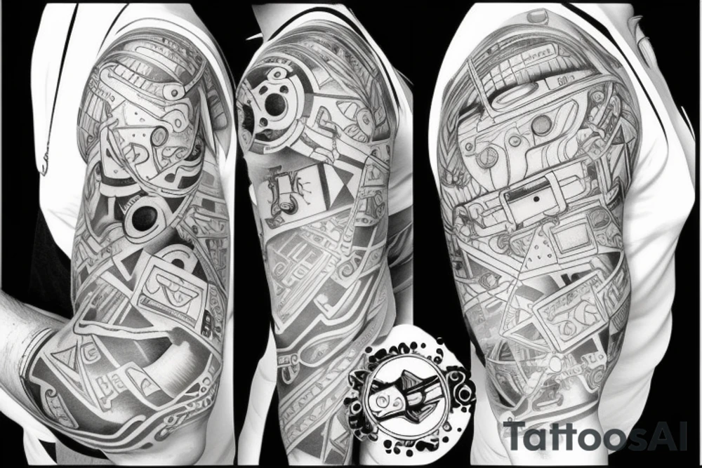 technology tattoo idea