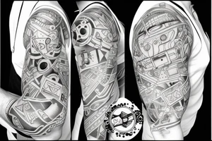 technology tattoo idea