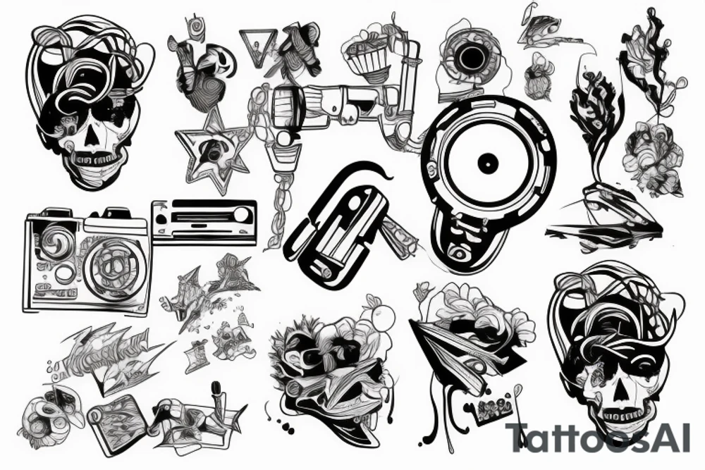 technology tattoo idea