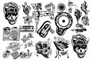 technology tattoo idea