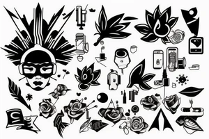 technology tattoo idea