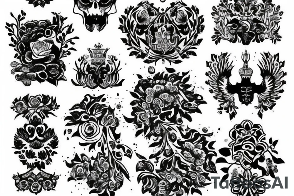 russian style tattoo idea