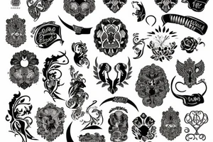 russian style tattoo idea