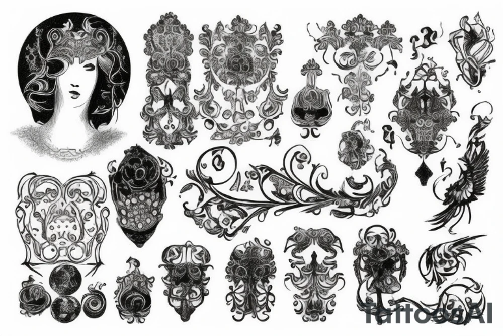 russian style tattoo idea