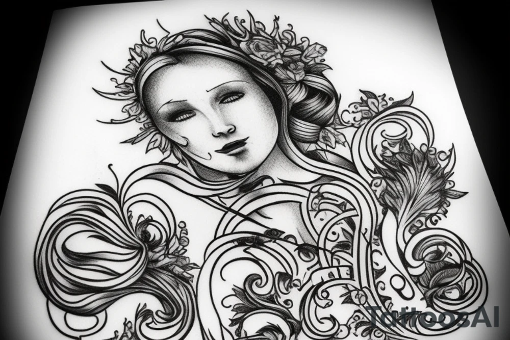 russian style tattoo idea