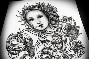russian style tattoo idea