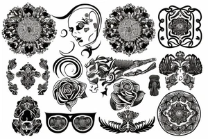 russian style tattoo idea