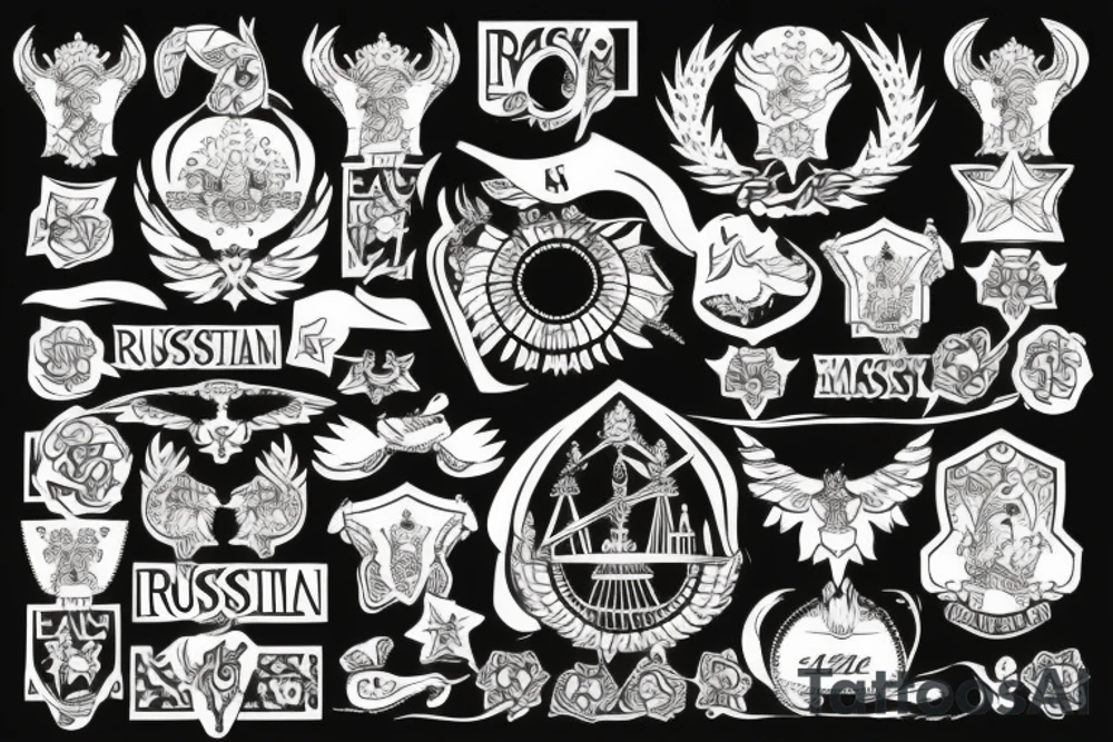 russian military tattoo idea