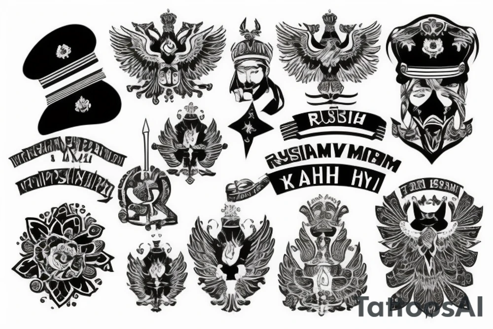 russian military tattoo idea