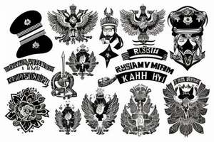 russian military tattoo idea