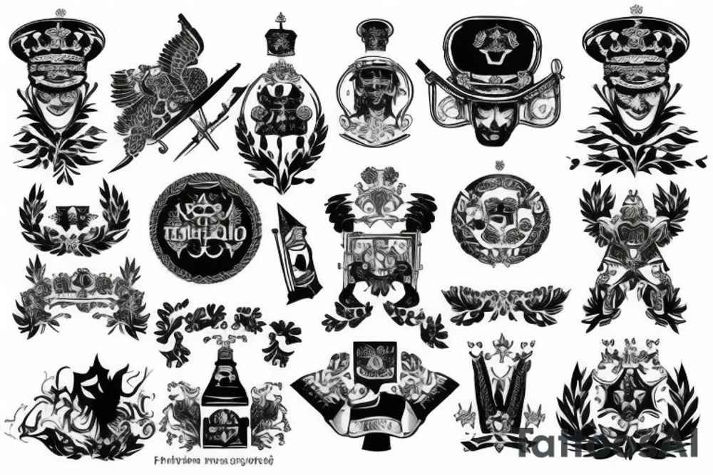 russian military tattoo idea