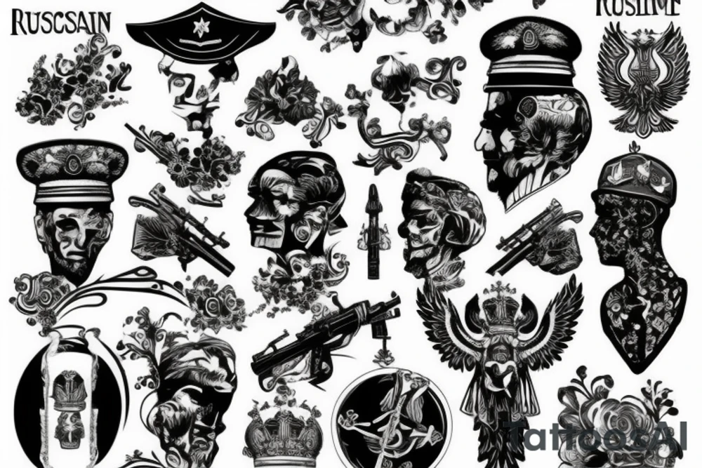russian military tattoo idea