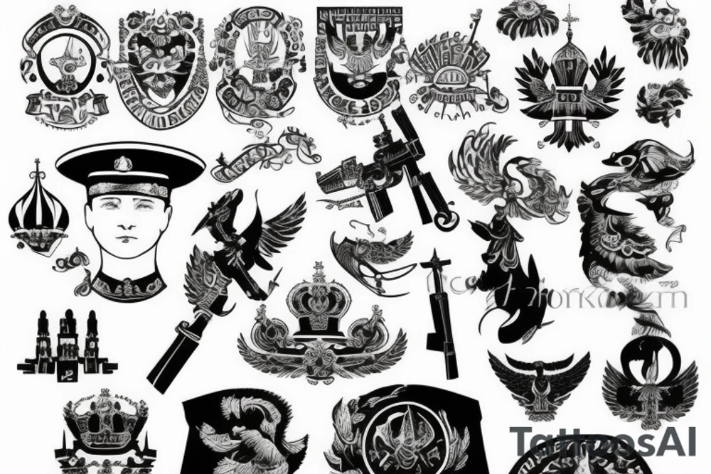 russian military tattoo idea