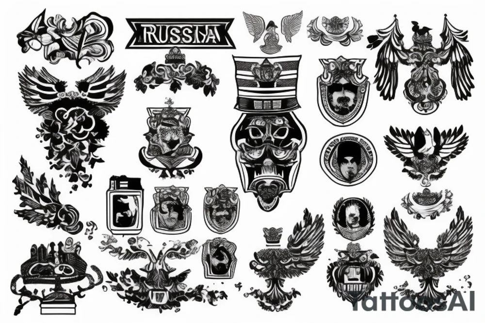 russian military tattoo idea