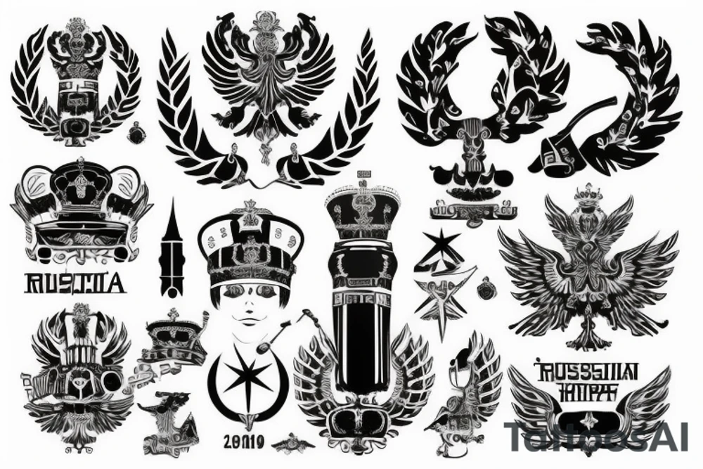 russian military tattoo idea