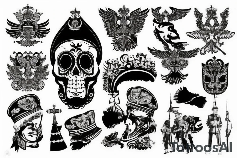 russian military tattoo idea