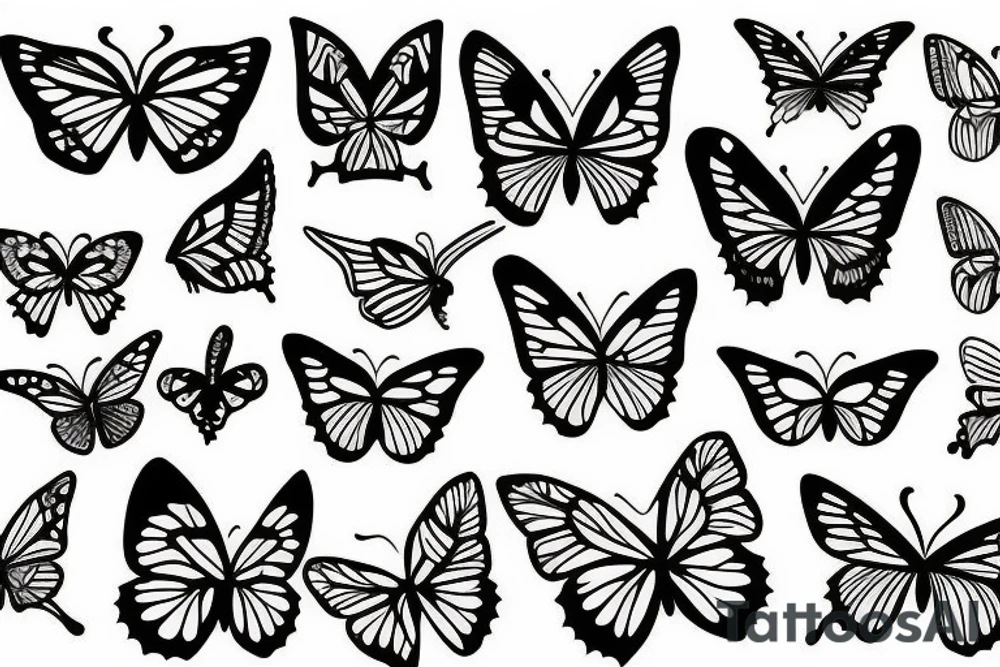 butterfly tattoo idea