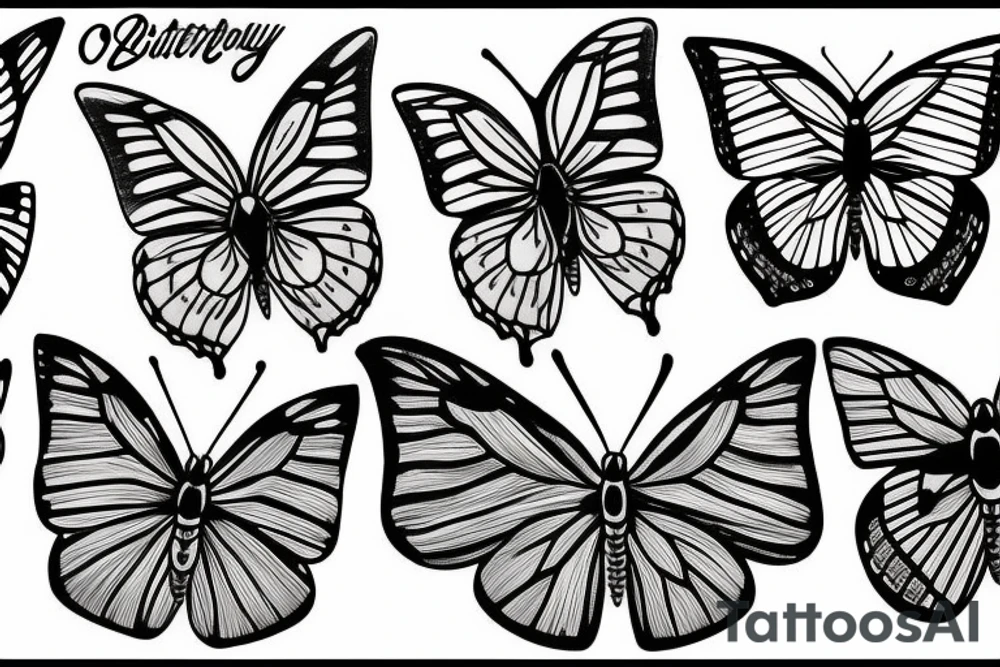 butterfly tattoo idea