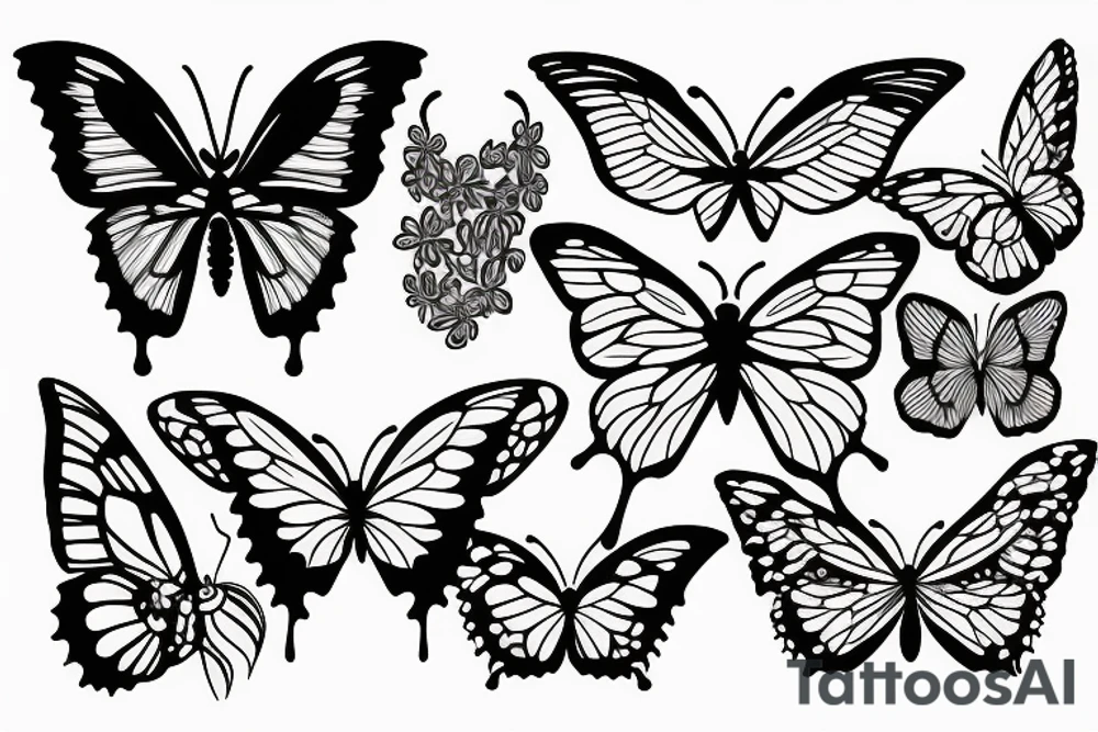 butterfly tattoo idea