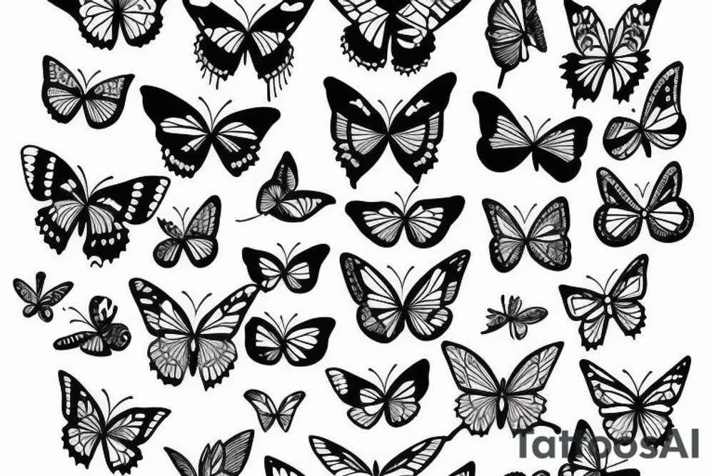 butterfly tattoo idea