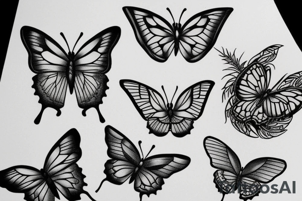 butterfly tattoo idea