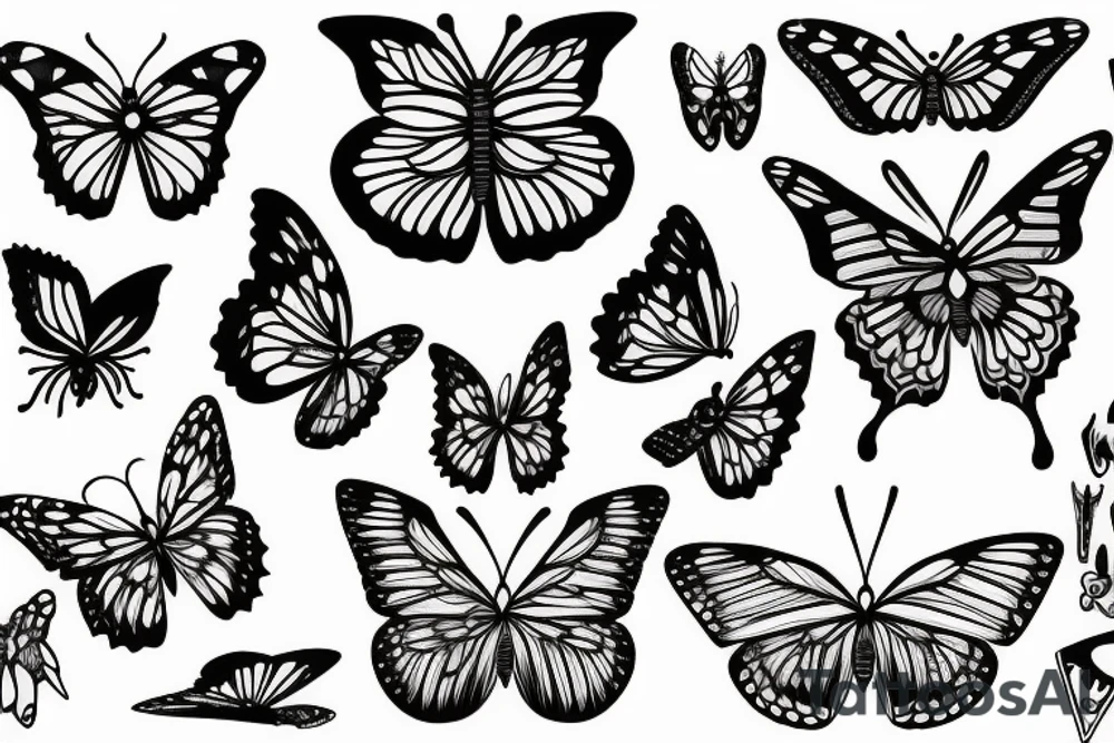 butterfly tattoo idea