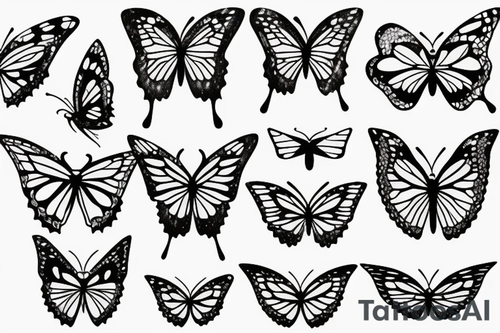 butterfly tattoo idea