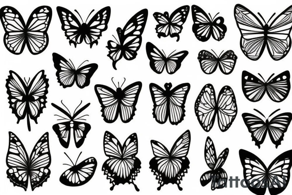 butterfly tattoo idea