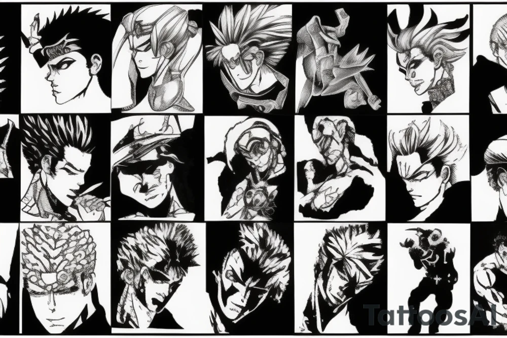 jojo bizarre adventure tattoo idea