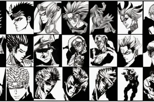 jojo bizarre adventure tattoo idea