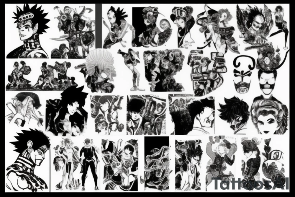 jojo bizarre adventure tattoo idea