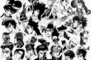 jojo bizarre adventure tattoo idea