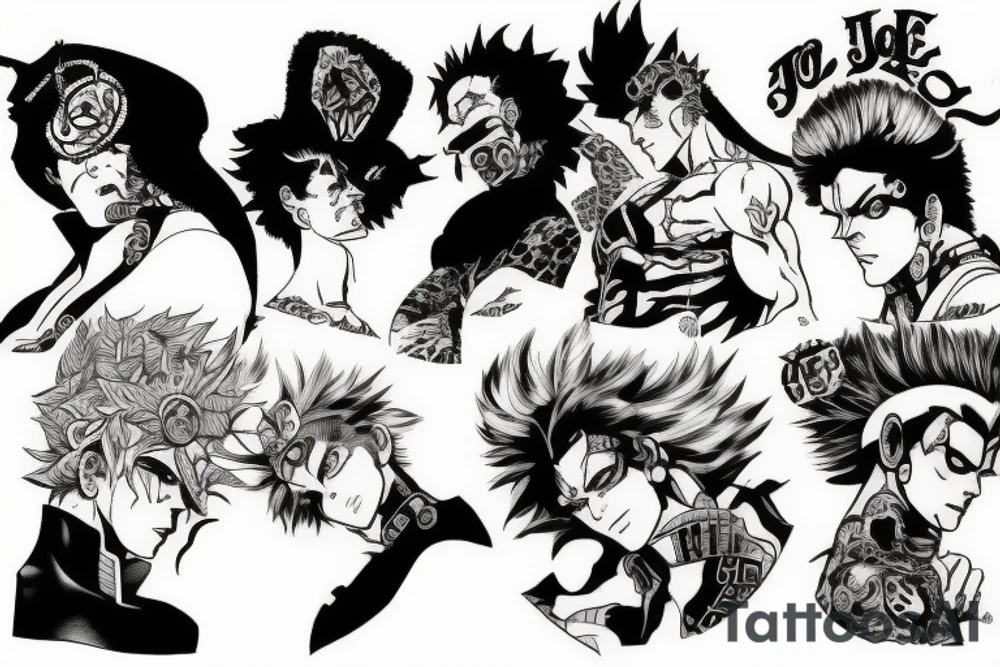 jojo bizarre adventure tattoo idea