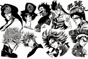 jojo bizarre adventure tattoo idea