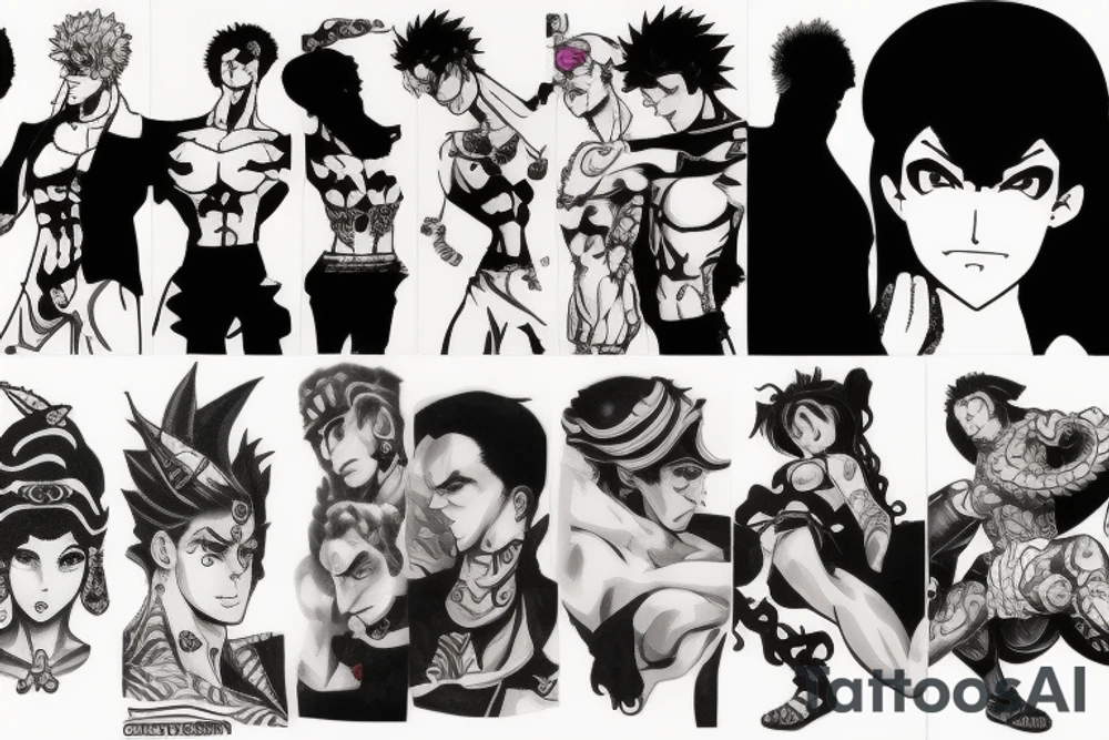 jojo bizarre adventure tattoo idea