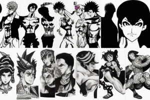 jojo bizarre adventure tattoo idea
