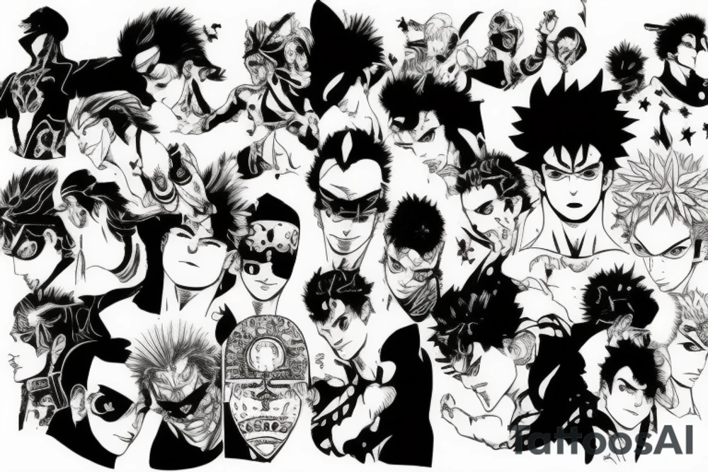 jojo bizarre adventure tattoo idea