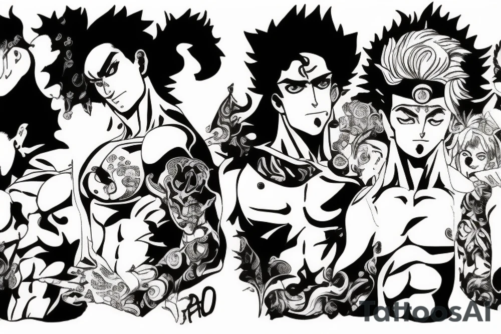jojo bizarre adventure tattoo idea
