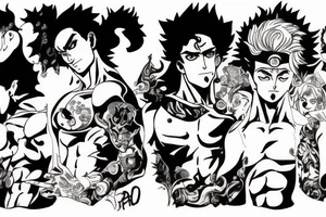 jojo bizarre adventure tattoo idea