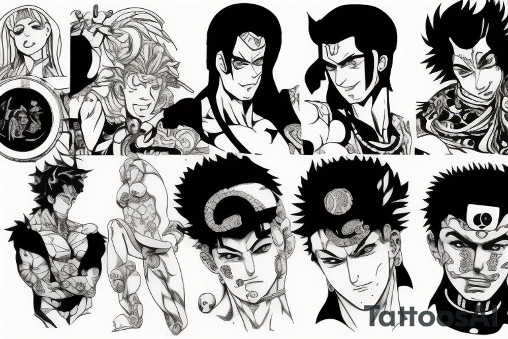 jojo bizarre adventure tattoo idea